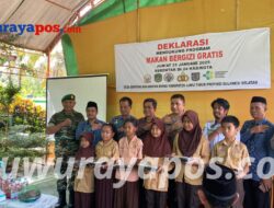 PERDANA DI LUWU TIMUR UJI COBA PROGRAM MAKAN BERGIZI GRATIS (MBG) DESA BENTENG.