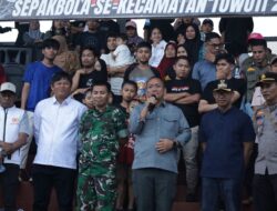 Final Turnamen Sepak Bola Towuti, Bupati Janji Renovasi Lapangan Standar Nasional