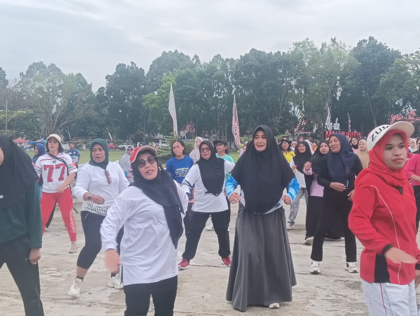 Sabtu Sehat Juara, Camat Mangkutana Pimpin Kegiatan Hari Ini