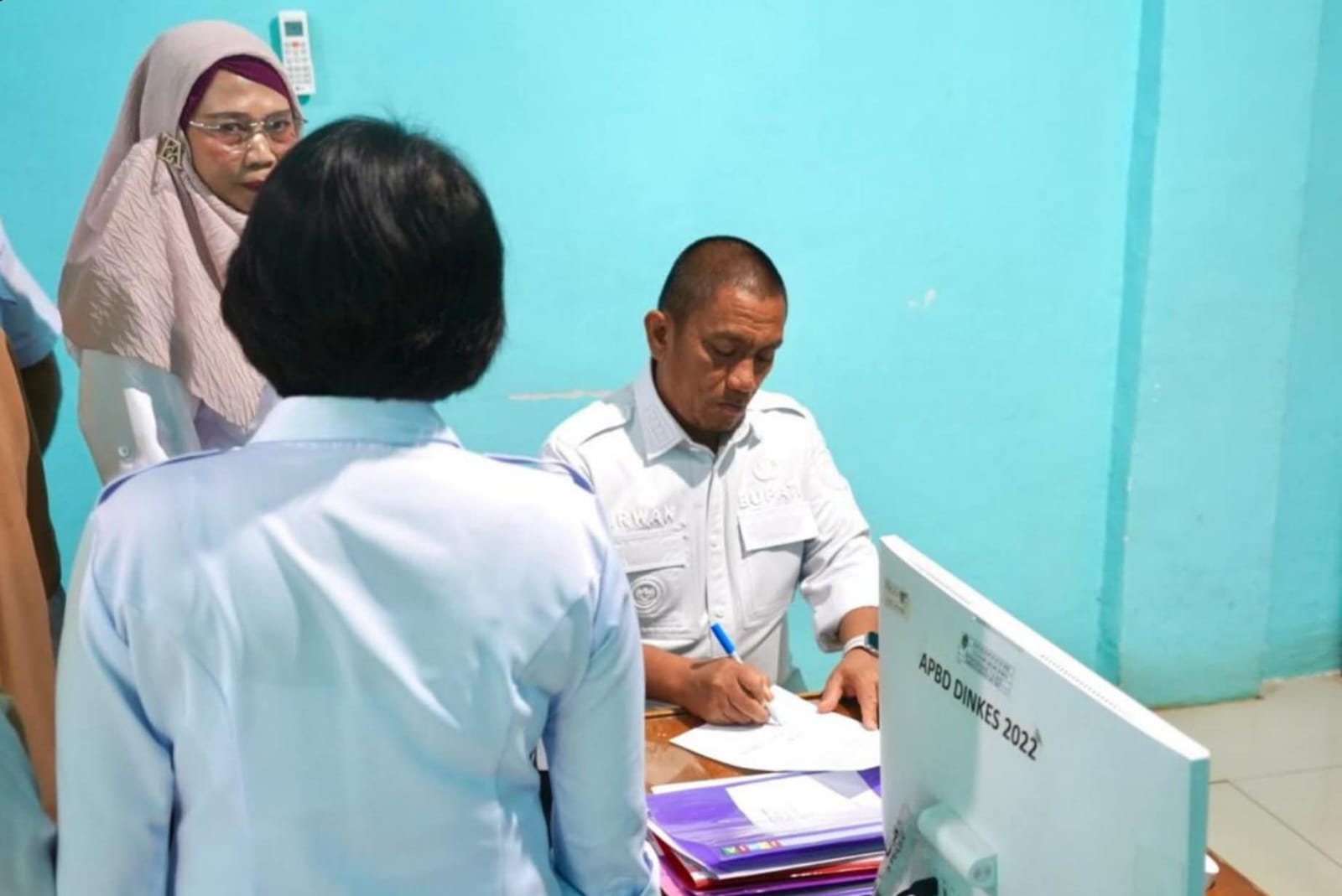 Tingkatkan Mutu Pelayanan, Bupati Sidak Kehadiran ASN dan PPPK Dinas Kesehatan