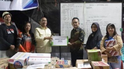 OPD dan Komunitas Sosial Bersinergi Salurkan Bantuan Kebakaran Sorowako