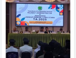 Bupati Luwu Utara Lantik Pejabat Eselon III dan IV