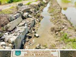 INSPEKTORAT PERIKSA PROYEK PEMBANGUNAN PROTEKSI JALAN TANI YANG AMBRUK DI DESA MABONTA, KECAMATAN BURAU