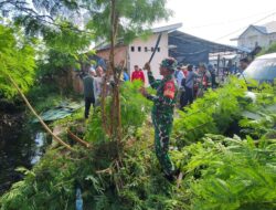 HUT TNI Jadi Momentum Bangun Kesadaran Kebersihan Lingkungan di Wotu