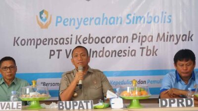 Bupati Irwan Minta PT Vale Selesaikan Kompensasi Paling Lambat Oktober