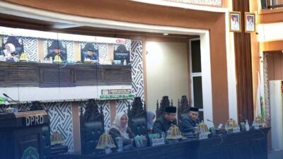 Wakil Ketua DPRD Luwu Timur, Jihadin Paruge Saksikan Penyerahan Keempat Ranperda