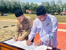 Bupati Luwu Timur dan ASN Tandatangani Kerja Sama Penyaluran Zakat, Infak, dan Sedekah Bersama BAZNAS
