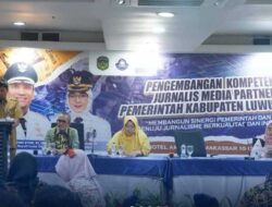 Plt. Kadis Kominfo-SP Lutim Buka Bimtek Pengembangan Kompetensi Jurnalis Media Partner