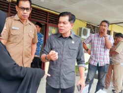 Anggota DPRD Lutim Wahidin Wahid Pertanyakan Data Sekolah di Bangun Jaya
