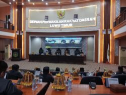 Rapat Paripurna DPRD Luwu Timur Bahas Lima Ranperda Prioritas