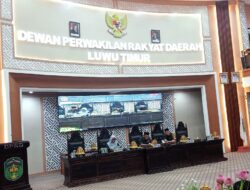 Lima Ranperda Strategis Dibahas, Wakil Bupati Luwu Timur Hadir di Paripurna DPRD