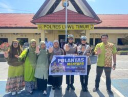 Polantas Menyapa, Sat Lantas Luwu Timur Sosialisasikan Rambu Lalu Lintas kepada Pemohon SIM