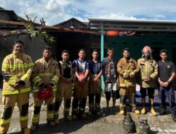 Dua Rumah di Desa Kebun Rami Hangus Terbakar, Diduga Akibat Korsleting Listrik