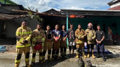 Dua Rumah di Desa Kebun Rami Hangus Terbakar, Diduga Akibat Korsleting Listrik