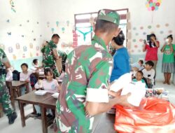 TNI Kodim 1403/Palopo Akselerasi Pemberian Makanan Bergizi untuk Anak TK di Desa Maleku