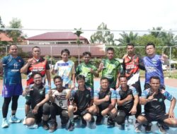 UPTD PKM Angkona Juara 1 Voli Putra Peringatan HKN tingkat Kabupaten Lutim