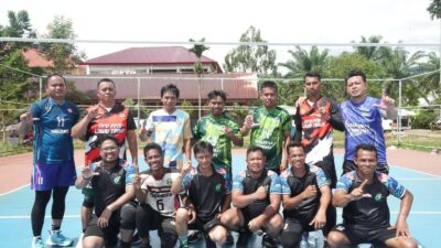 UPTD PKM Angkona Juara 1 Voli Putra Peringatan HKN tingkat Kabupaten Lutim