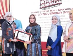 Lewat Tarian Riringgo, dr. Ani Antar Lutim Juara 1 Parade Wastra di Expo Kreatif Andalan 2025