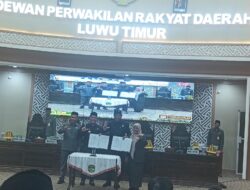Bupati Luwu Timur Hadiri Dua Rapat Paripurna DPRD Bahas Penyertaan Modal dan APBD 2026