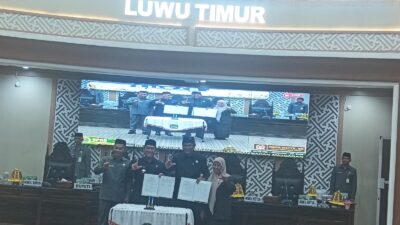 Bupati Luwu Timur Hadiri Dua Rapat Paripurna DPRD Bahas Penyertaan Modal dan APBD 2026