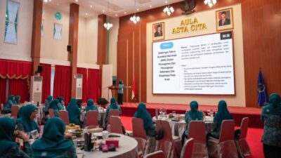 TP PKK Lutim Paparkan Capaian pada Evaluasi Semesteran TP PKK se-Sulsel di Makassar