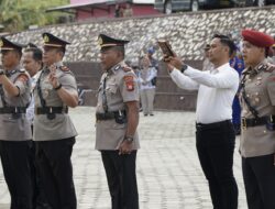 Polres Luwu Timur Gelar Sertijab dan Wisuda Purna Bakti