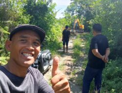 Anggota DPRD Luwu Timur, Dwi Heryanto Kawal Langsung Peningkatan Jalan Tani di Dusun Kebun Rami 2