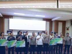 Kapolres dan Wakapolres Luwu Timur Hadiri Launching Program BPJS Ketenagakerjaan untuk 12.800 Pekerja Rentan