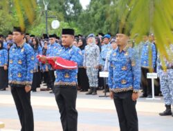 Pj. Sekda Lutim Pimpin Upacara HKN dirangkai HBN, Tekankan Disiplin dan Bela Negara