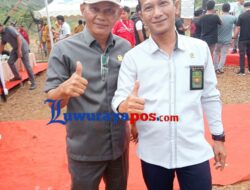 Wakil Ketua I DPRD Luwu Timur Hadiri Ground Breaking Pembangunan Matano Belt Road