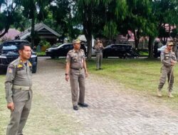 Plt. Kasatpol PP Luwu Timur Pimpin Pengamanan Kunker Gubernur Sulsel