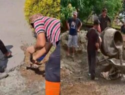 Jalan Rusak Bertahun-tahun di Bonepute Akhirnya Diperbaiki Lewat Swadaya Masyarakat