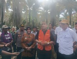 Peletakan Batu Pertama Pembangunan Pabrik Gabah di Mangkutana, Camat Mangkutana Dampingi Bupati Luwu Timur