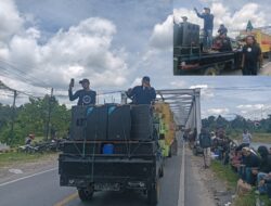Mekarkan Provinsi Luwu Raya, Aksi Demonstrasi di Jembatan Sabbang Sebabkan Arus Lalu Lintas Macet