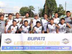 ‎Resmi Dibuka Pj. Sekda, Turnamen Bupati Legend Cup I Perkuat Solidaritas Pemain Senior