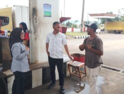 Wakil Ketua I DPRD Luwu Timur Jihadin Peruge Pantau Langsung Penyaluran BBM di SPBU Sorowako