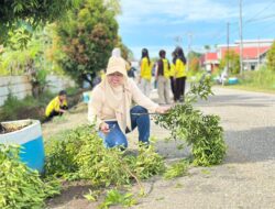 Pemdes Balantang Bersama KKN UNCP Palopo Gelar “Jum’at Bersih Juara”