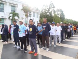 Pimpin Apel Pagi Perdana Tahun 2026, Sekda Tekankan Disiplin dan Penyelesaian Laporan Keuangan