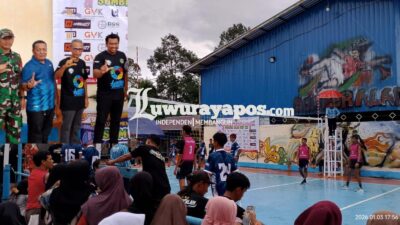 Kades Ujung Baru Turut Hadir dalam Pembukaan Turnamen Voli Putra Sumber Alam CUP III 2026