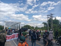 Demo Luwu Raya di Jembatan Sabbang: Massa Kecewa, Pengamanan Dipertanyakan