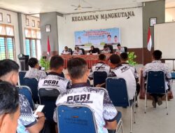 Camat Mangkutana Lepas Kontingen PORSENI PGRI Menuju Tingkat Kabupaten Luwu Timur
