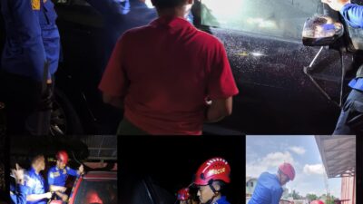 Sehari, Damkar Luwu Timur Tangani Tiga Evakuasi Mobil Terkunci