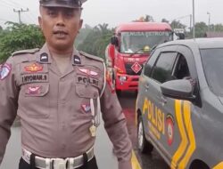 Amankan Pasokan BBM, Polantas Luwu Timur Kawal Tangki BBM dari Batas Sulteng