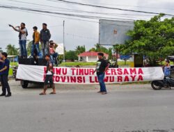 Aksi Demonstrasi Tuntut Pemekaran Luwu Raya Bergeser ke Tomoni