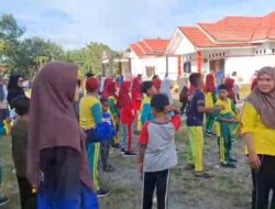 Sukseskan Program Bupati Luwu Timur, Pemdes Kalatiri Ikuti Sabtu Sehat Juara di Lapangan Burau