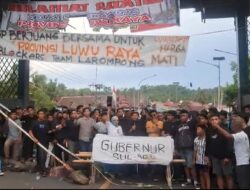 Aksi Unjuk Rasa Tuntut DOB Provinsi Luwu Raya dan Kabupaten Luwu Tengah Kembali Berlanjut