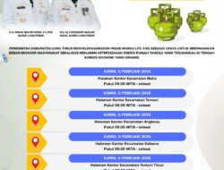 Pemkab Luwu Timur Gelar Pasar Murah LPG 3 Kg di Sejumlah Kecamatan