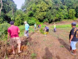 Pemdes Sindu Agung Gelar Gotong Royong di Area TPU