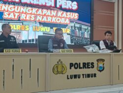 Polres Luwu Timur Bongkar 139 Kasus Narkotika, Ratusan Gram Sabu hingga Ribuan Butir Obat Terlarang Diamankan