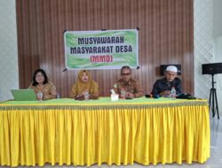 Musyawarah Masyarakat Desa Sumber Alam Membahas tentang Pernikahan Dini